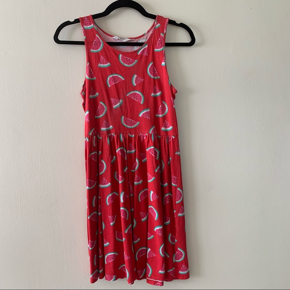 H&M Watermelon Fit & Flare Summer Dress